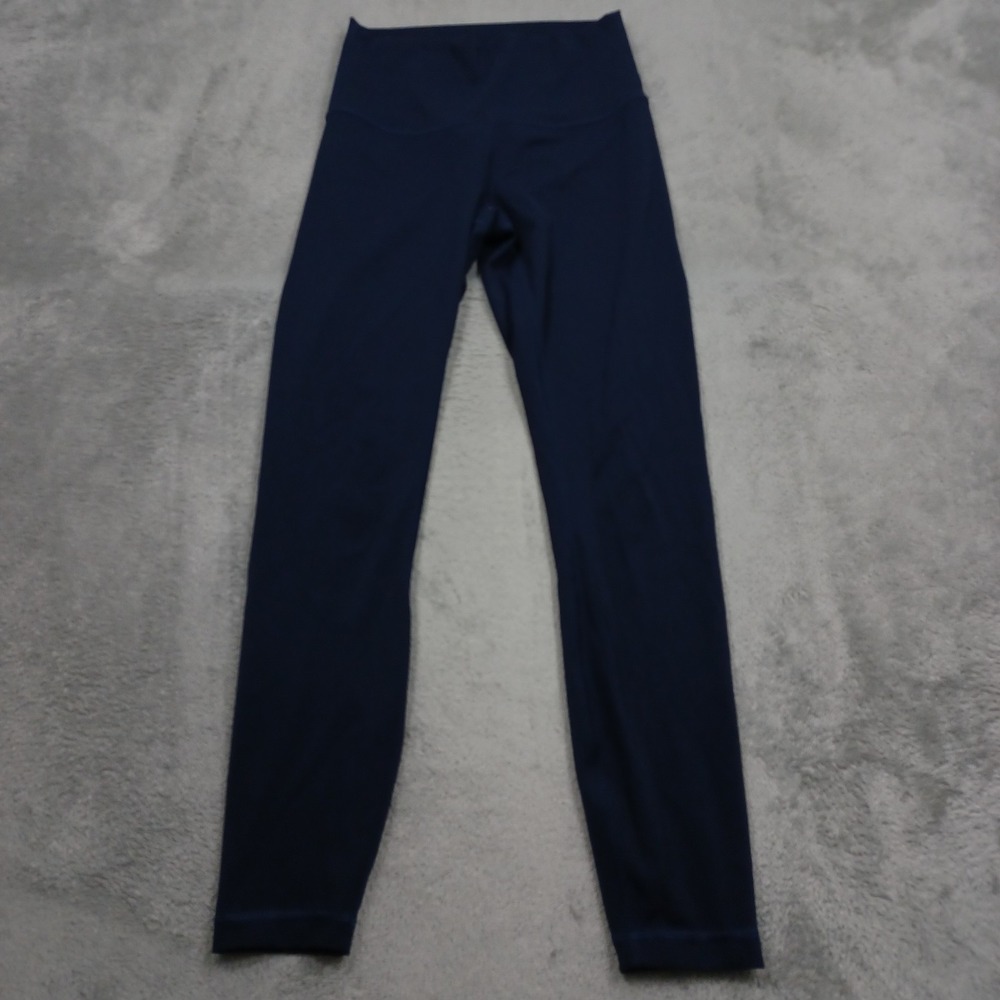 Lululemon Leggings Womens 4 Blue Wunder Under Activewear Casual Pull On